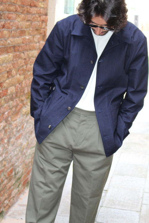 braga 002 gabardina cavallery verde scuro