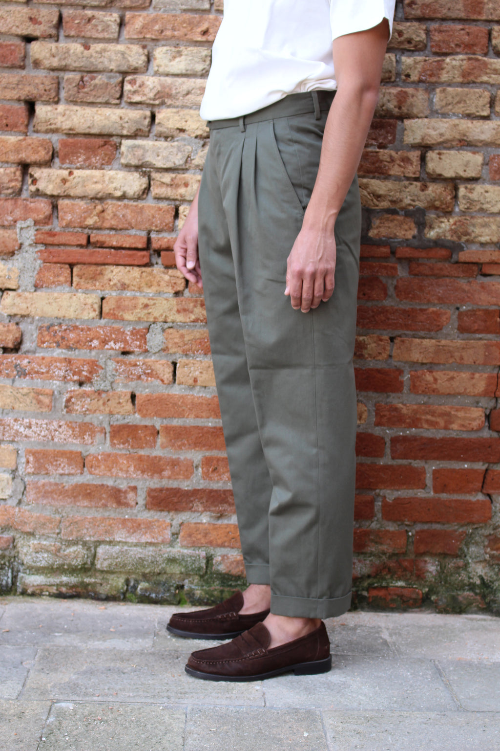 braga 002 gabardina cavallery verde scuro