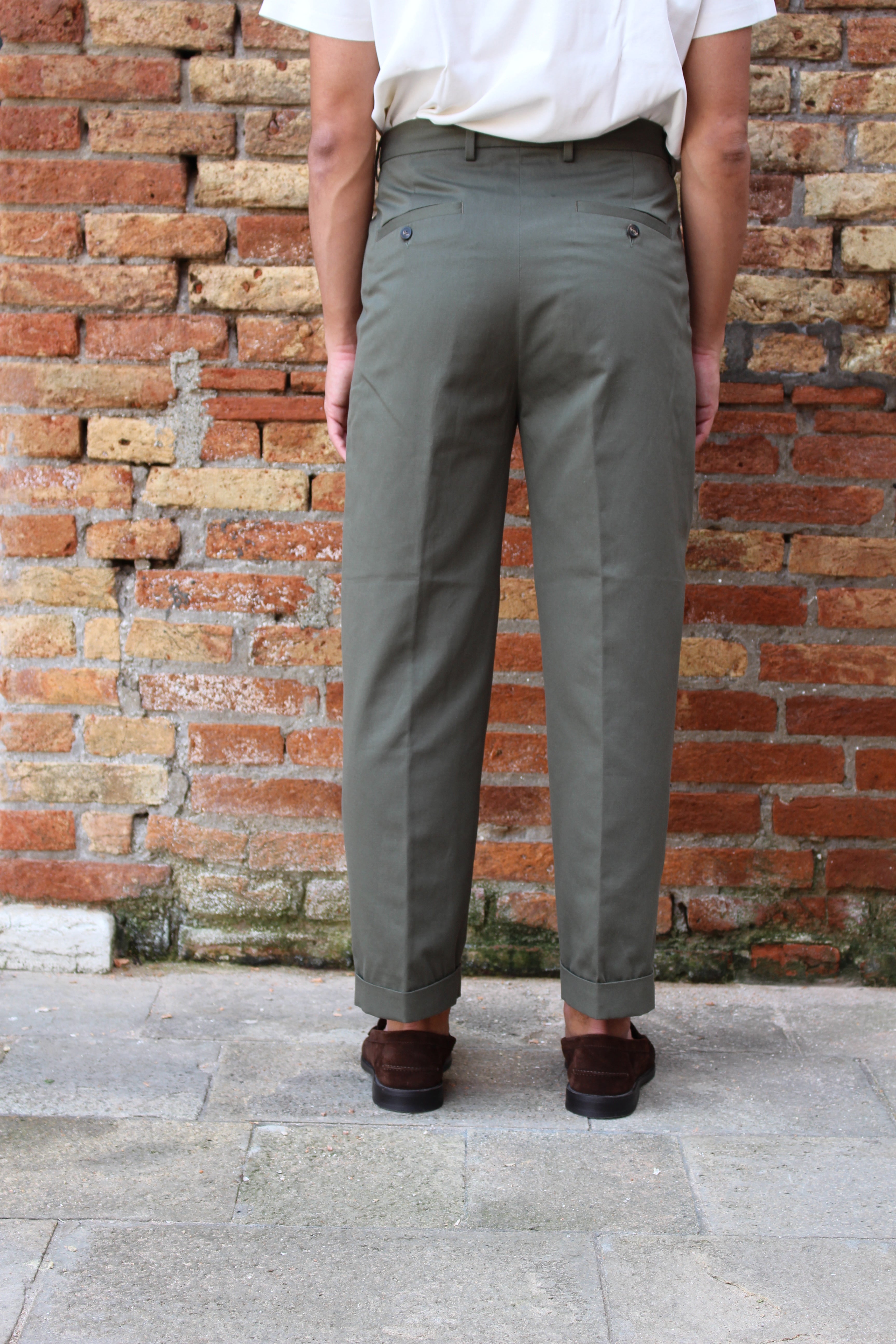 braga 002 gabardina cavallery verde scuro