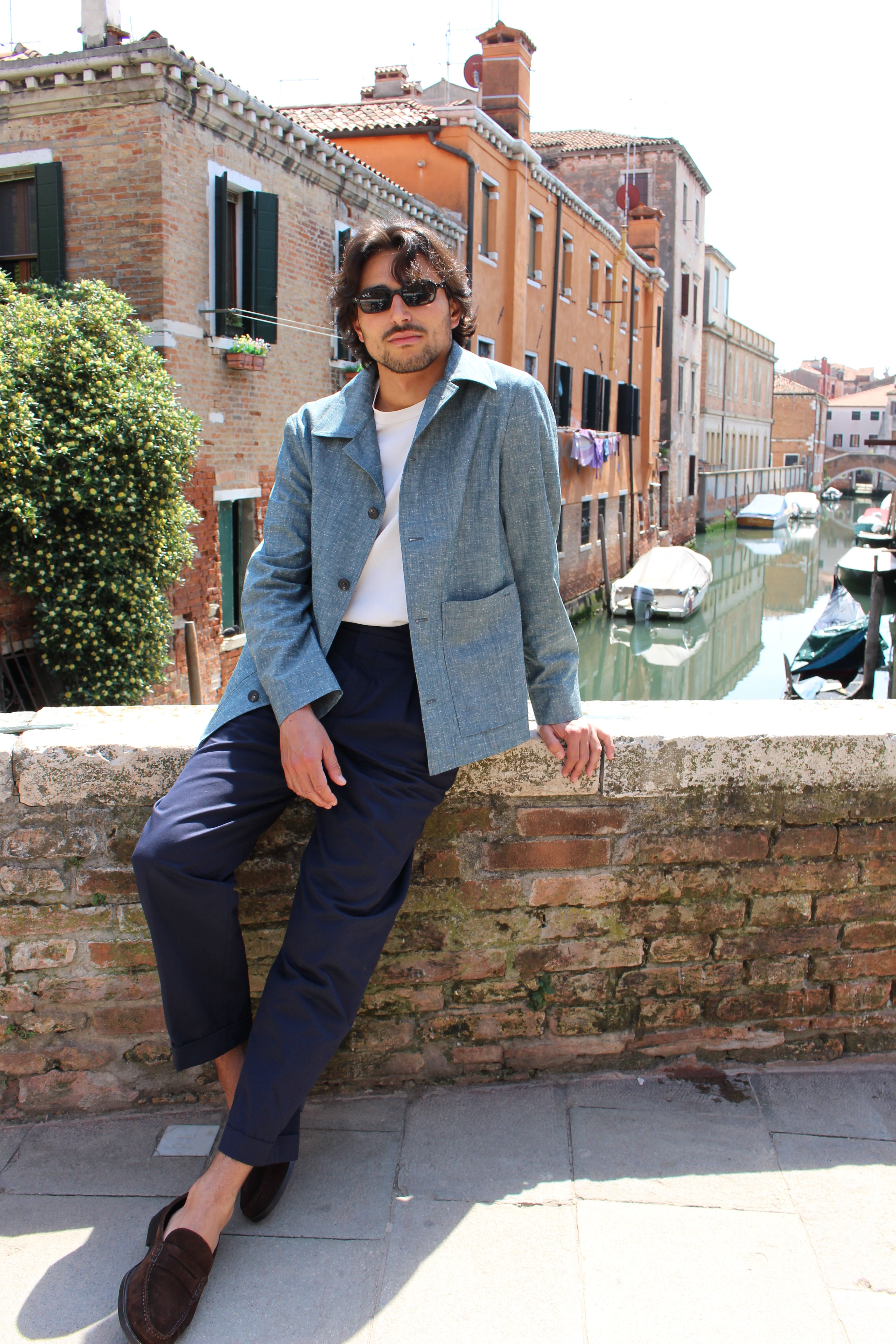 OVERSHIRT naps chambray