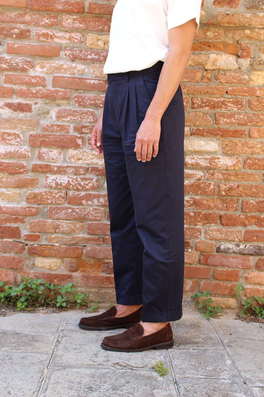 braga 002 gabardina cavallery navy blue