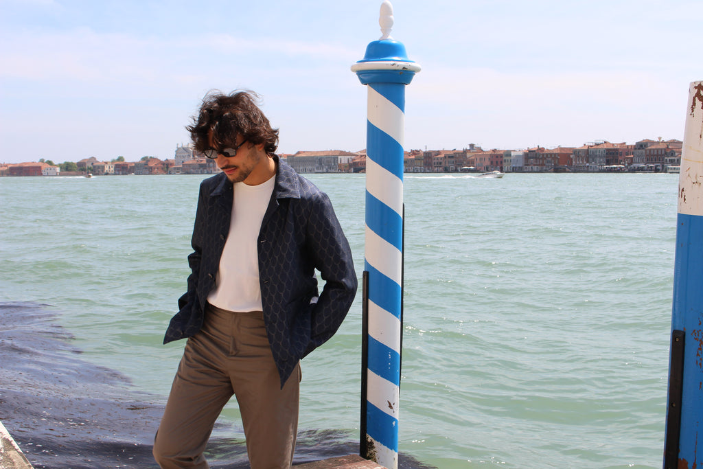 OVERSHIRT jaquard geometrico