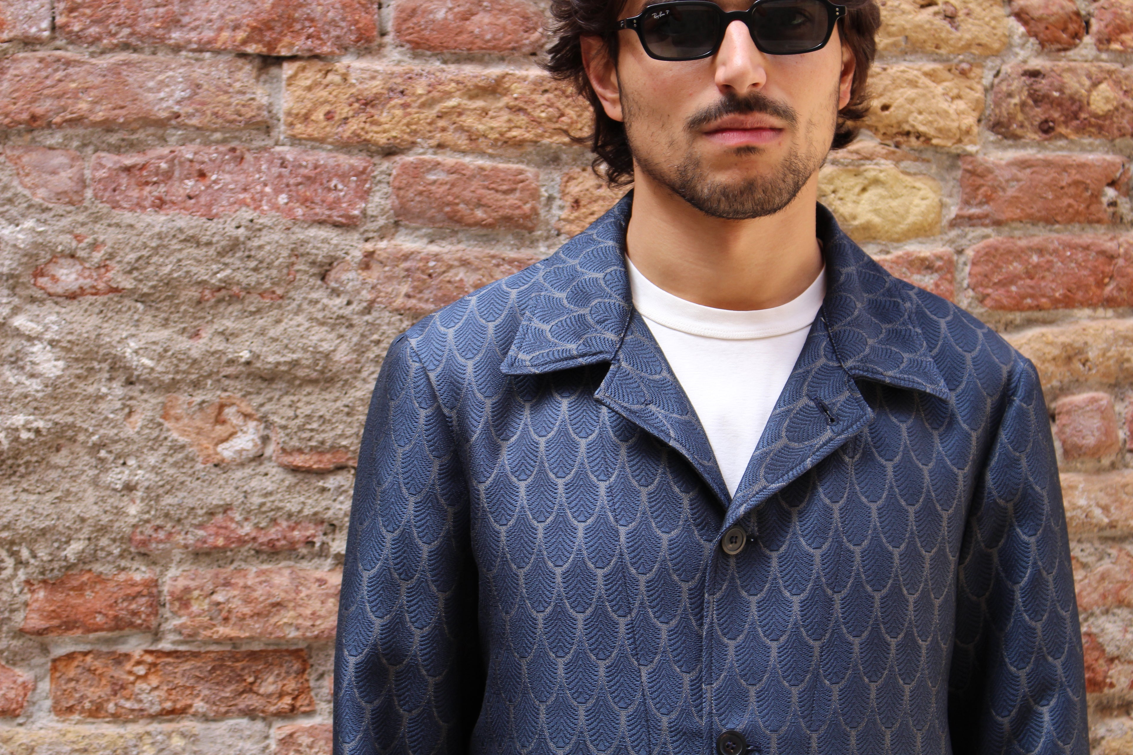 OVERSHIRT jaquard geometrico